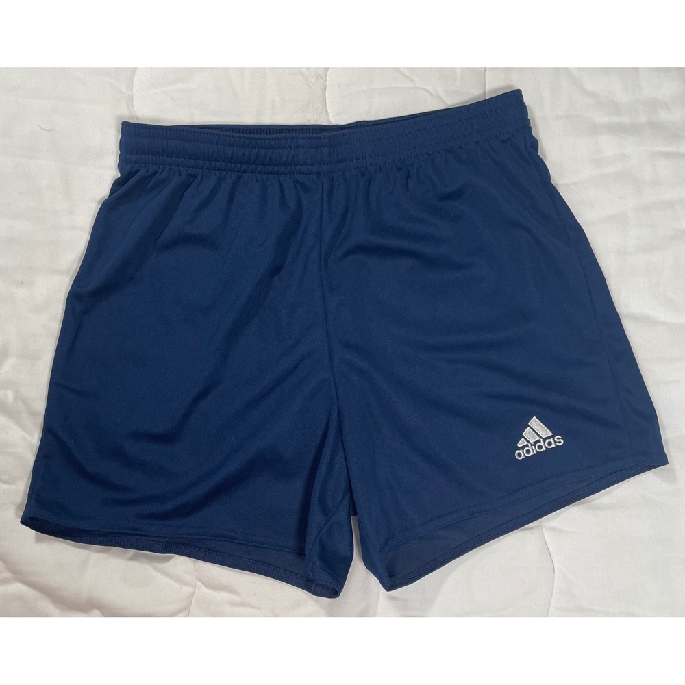 Adidas Aeroready Navy Blue Athletic Soccer Shorts Womens Size XS Drawstring